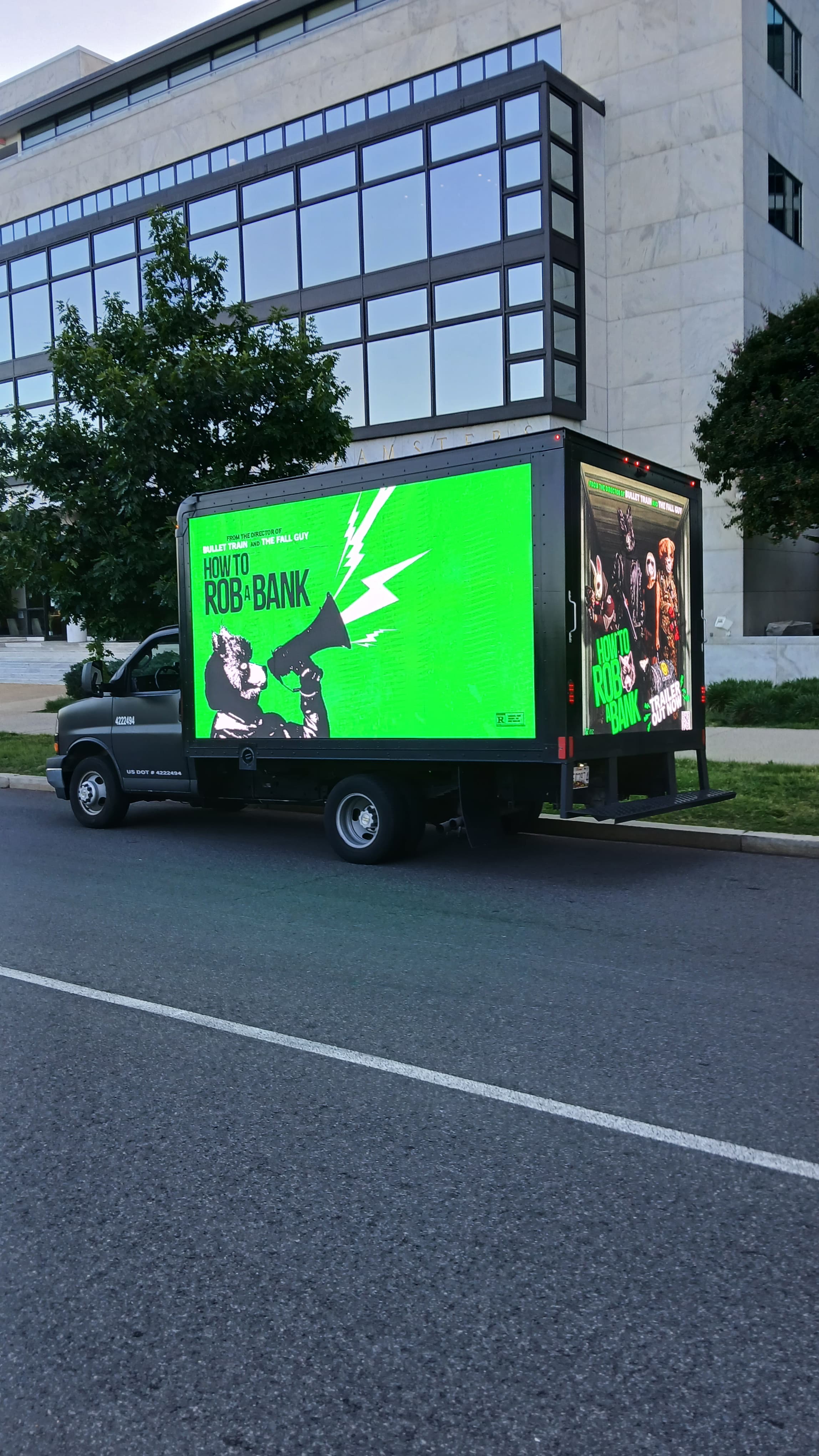 Vertical mobile billboard campaign photo