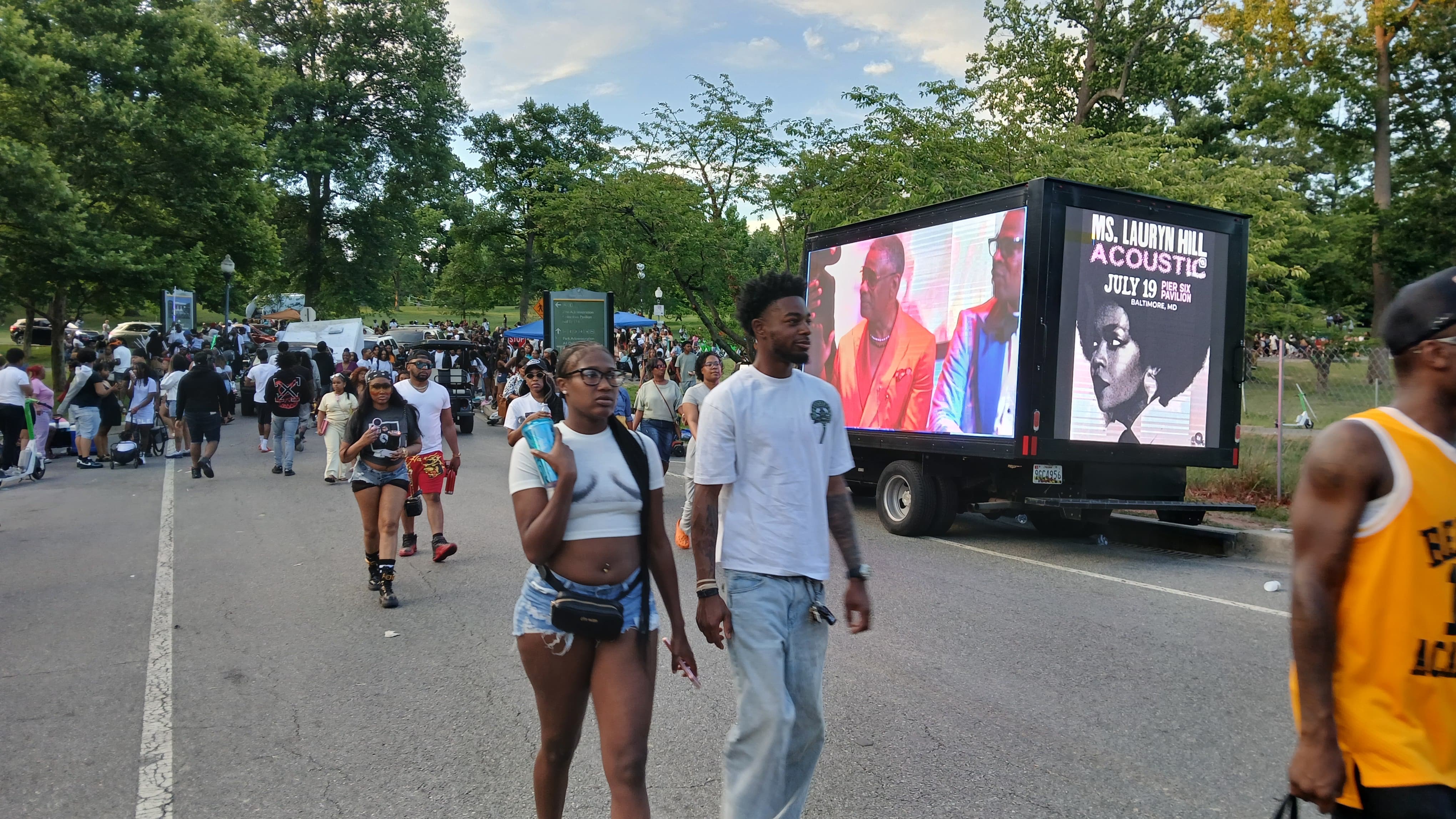 Mobile billboard activation photo