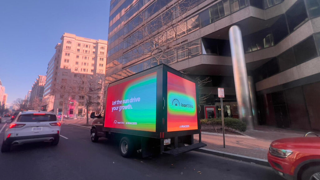 LoanTerra mobile billboard campaign photo